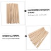 Operitacx 30pcs Square Wooden Sticks for Craft DIY Projects Long