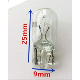 GOOFIT 5pcs 12V 5W Instrument Lamps Replacement for UTV ATV Go Kart Scooter Dirt Bike Pocket Bike