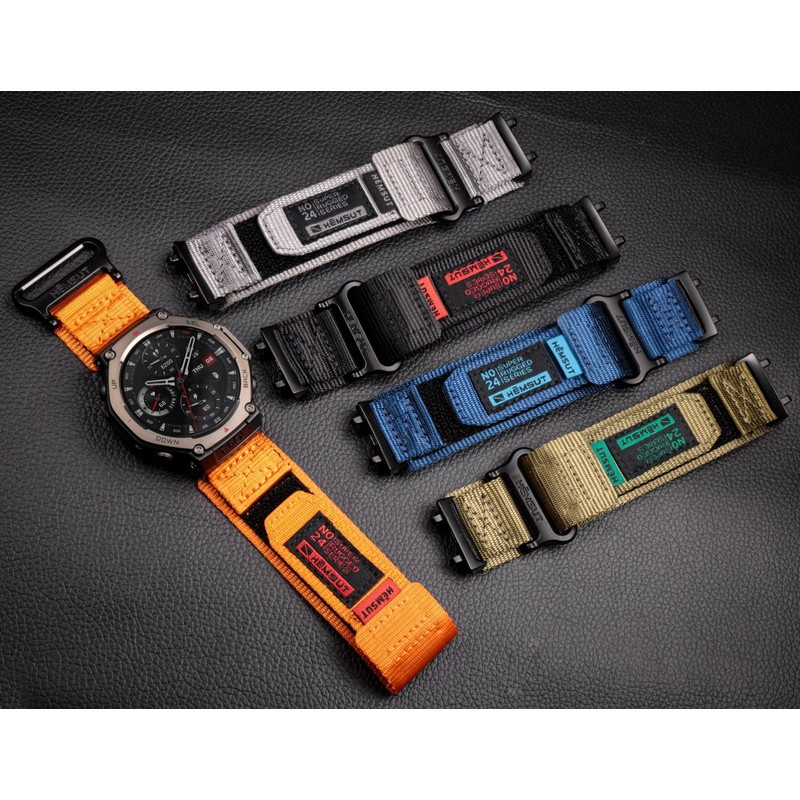 torbollo Watch Bands Compatible with T-Rex3,Rugged Nylon Sports Strap With