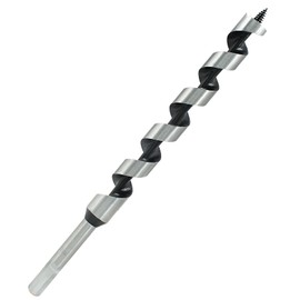 Muretnze 7/8 Inch x 12 Inch Long Auger Drill Bit for Wood, Hex Shank 3/8 Inch for Wood, Extra Long Drill Bits Brad Point Augers Drill Bits for Soft and Hard Wood, Plastic and Drywall.