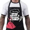Men's Funny Never Trust A Skinny Chef Summer BBQ Cooking