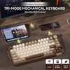 SOLAKAKA A75 PRO 75% Wireless Mechanical Keyboard with Screen and