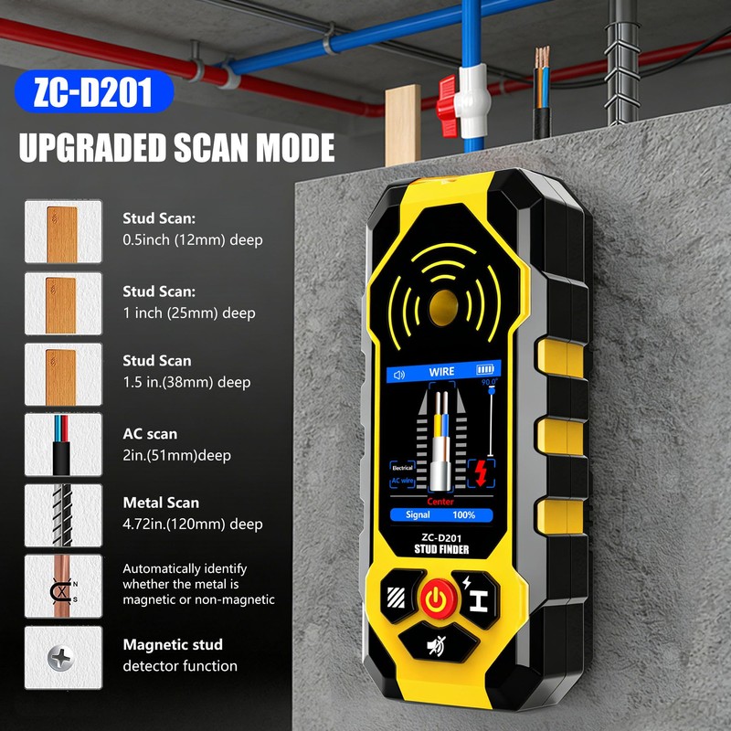 Stud Finder Wall Scanner 4 in1 Wall Stud Finder Multifunction
