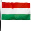 DANF Hungary Flag 3x5 Ft Hungarian National Flags Polyester with