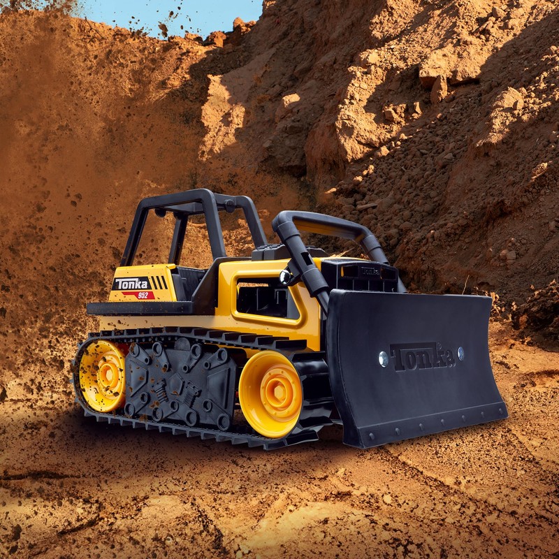 Tonka Steel Classics - Bulldozer - Made with Steel &