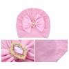 NuanSumm 3 PCS Cotton Stretchy Baby Soft Turban Hats Baby