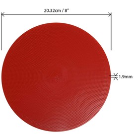 CampTeck U6934 - Round Flat Disc Markers Cones Flexible Sport Spot Markers - (pack of 10) with Black Mesh Bag - Disc Colours: Orange, Blue, Red, White, Yellow