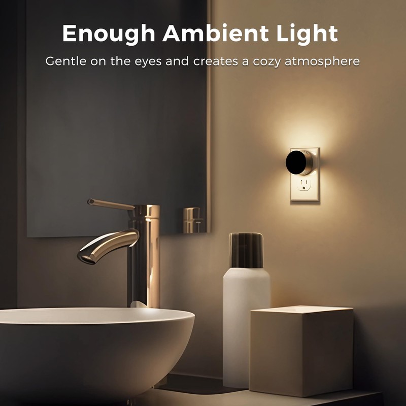L LOHAS LED Night Lights Plug into Wall,[2-Pack] Plug in