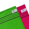 The Original Korean Exfoliating Mitt Body Scrub 4pcs (Green2 Red2)