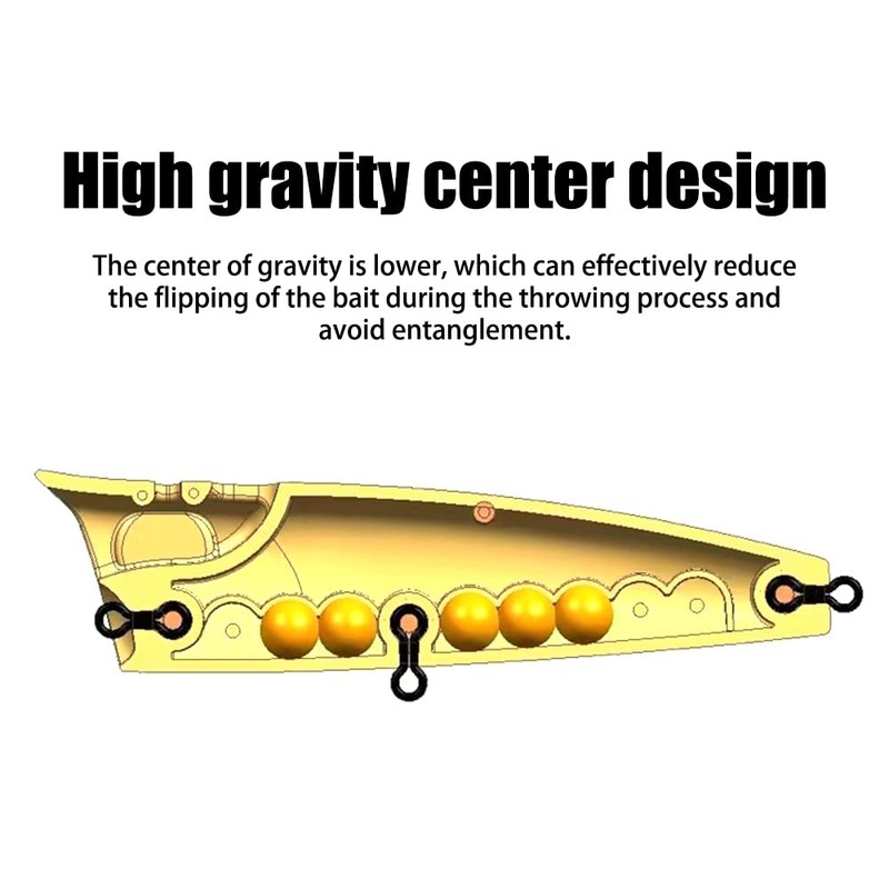 Saltwater Fishing Lures, Artificial Lures for Fishing, Surf Fishing, Floating