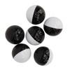 6PCS Golf Balls Synthetic Rubber Resin Putting Practice Ball for