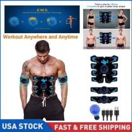 Unbranded Abdominal muscle stimulator fitness equipment for abdomen/arms