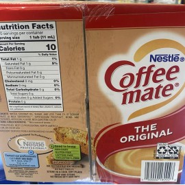 Coffee-mate Liquid Coffee Creamer, Original, 180 Mini Cups Nestle 3/8 Fl oz