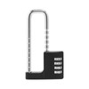 Combination Padlock, Adjustable Long Padlock 4 Digit Password Heavy Duty
