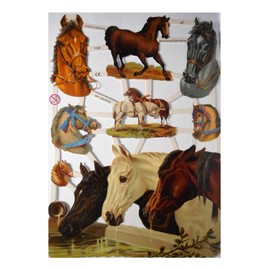 Glanzbilder EF 7248 Decorative 820 Horses Mould Horse Head Pose Pictures