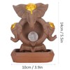 Incense Burner Backflow Waterfall Incense Holder Home Decorations with LED
