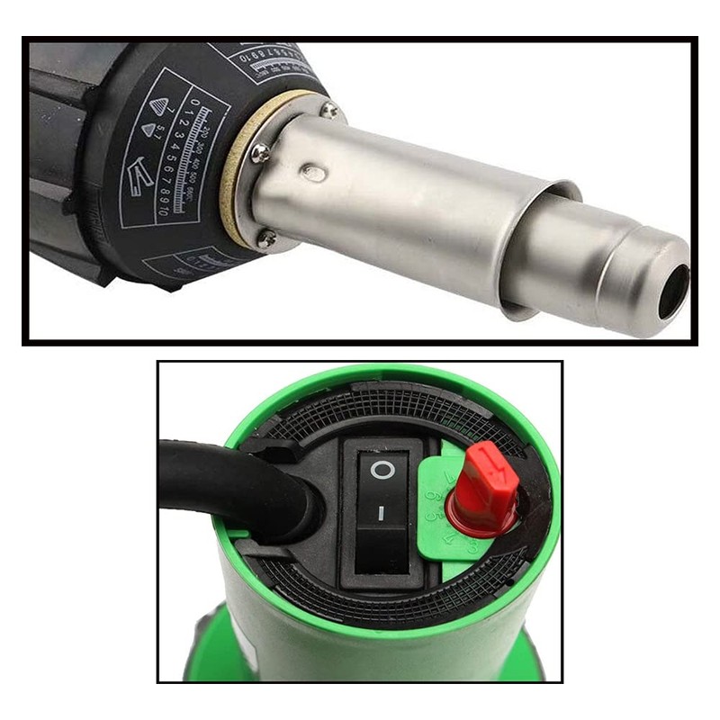 1600W Plastic Hot Air Welder Heating Gun PVC Vinyl Rod