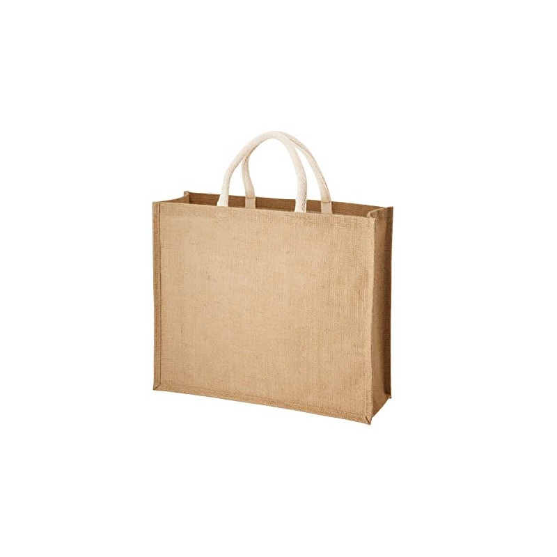 Nippon Chuko Jute Square Tote Bag, L Size (H x