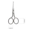 LIVINGO Premium Manicure Rounded Tip Scissors Multi-Purpose Stainless Steel Cuticle