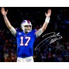 Josh Allen Auto 8x10 Signed Buffalo Bills Reprint Photo Touchdown Hands Up