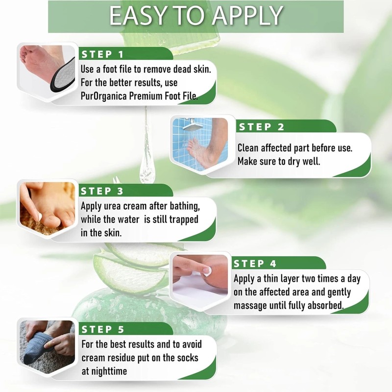 N/A Urea 40% Foot Cream With Pumice Stone & Brush