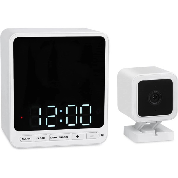 Alarm Clock Camera Case - Compatible with Wyze Cam V4/V3/V3