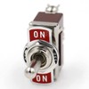 Heschen Metal Rocker Switch DPDT 3 Position On/Off/(On) 15A 250V