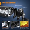 Nilight LED Light Bar Amber 2Pcs 7 Inch 30W Spot