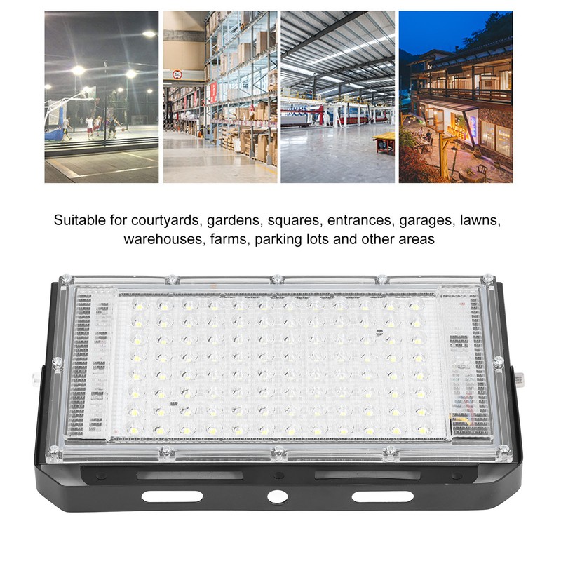 100W LED Flood Light Super Bright 10000 Luminous 120° Beam