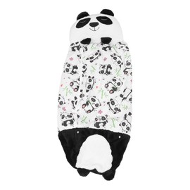 Kids Panda Sleeping Bag Soft Plush Animal Slumber Bags with Pillow for Movie Night Party Night Camping Sleepovers