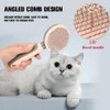 Self Cleaning Pet Pin Brush Cat Dog Grooming Slicker Brush