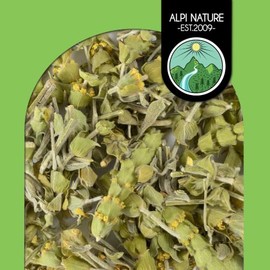 Organic Greek Mountain Tea Cut (200g), Cut Flower Stems from Controlled Organic Cultivation, Gently Dried, 100% Pure and Natural, Sideritis Scardica Organic