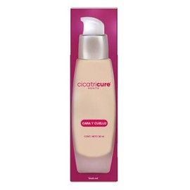 CICATRICURE - Maquillaje Líquido Tono Natural. Anti-arrugas bi-efecto: color y tratamiento, película de color que oculta líneas de expresión y unifica el tono de piel, presentación con 30ml