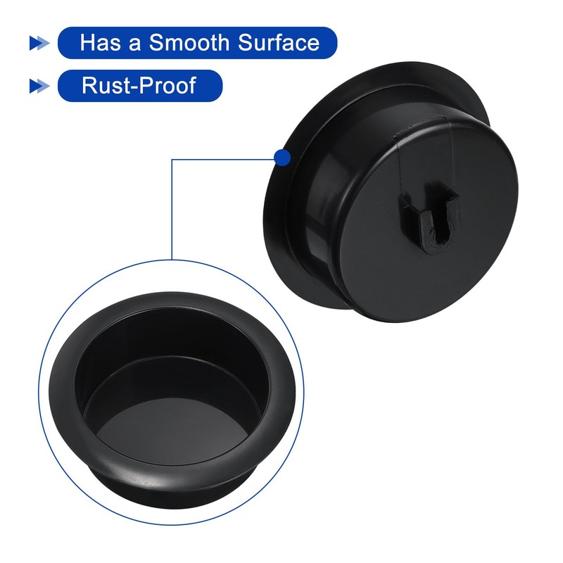 uxcell 4 Pcs Plastic Drop-in Cup, 1.38" x 4.25" Drink