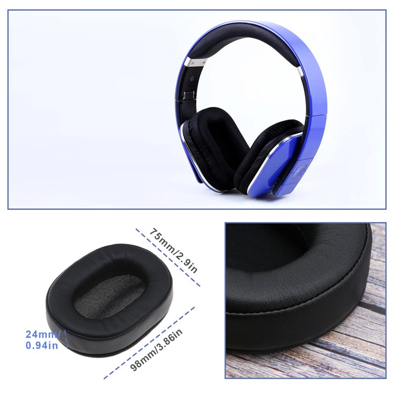 EMSea 1 Pair Replacement Headphone Pads Compatible with August EP650
