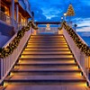 AUDLES 12 Pack Solar Stair Lights Outdoor Stair Lights with