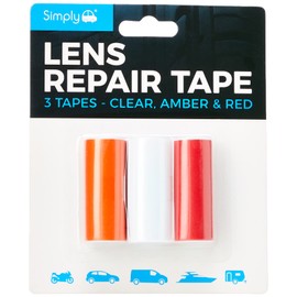 Simply 2250 Lens Tape, Red/Clear/Amber