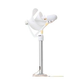 MECUTP Wind Turbine Generator 1-12 V Wind Generator with Pal Blade Vertical Spiral Wind Turbine Model Small Wind Turbine for Interior Decoration Model Making Teaching Lectures Field Emergency