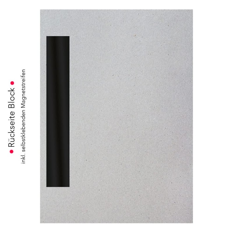 PRICARO A7 Grizzly Bear Magnetic Notepad (Pack of 10)