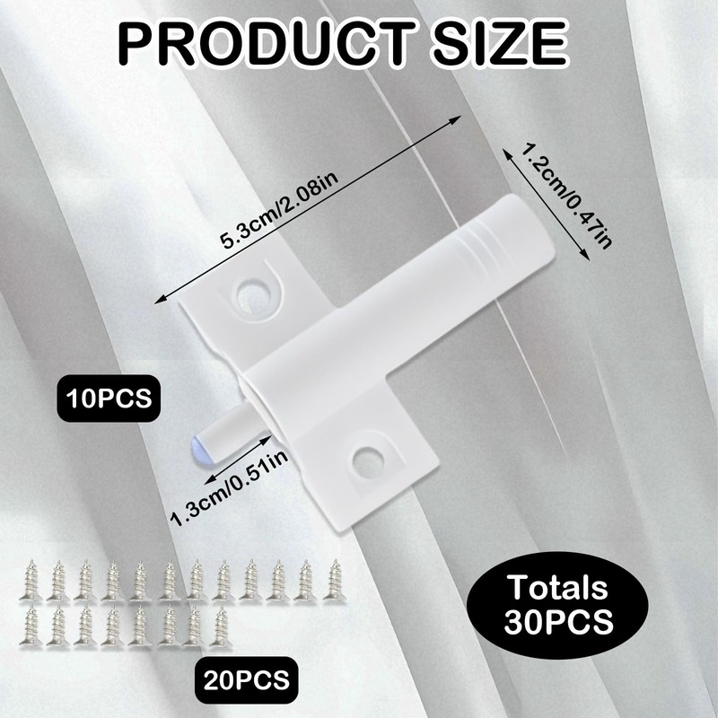 Soft Close Damper 10 Pack, Premium Hydraulic Soft Closing Mechanism