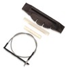 Swhmc Ukulele Piezo Bridge Pickup with Rosewood Saddle and Nut,