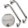2 Pack 12 Inch Shower Grab Bar, ZUEXT Chrome Stainless