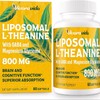 L-Theanine 800mg - Natural Supplement with GABA and Magnesium Glycinate