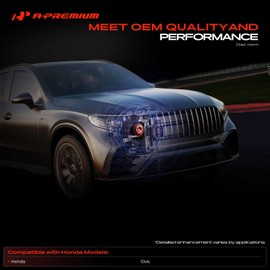 A-Premium Electric Car Horn Compatible with Honda Civic, Disc Horn