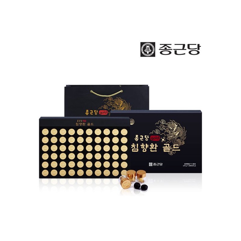 Jongkundang 종근당 황제침향환 골드 60환 1세트 Jonggeun Health Emperor's Agarwood