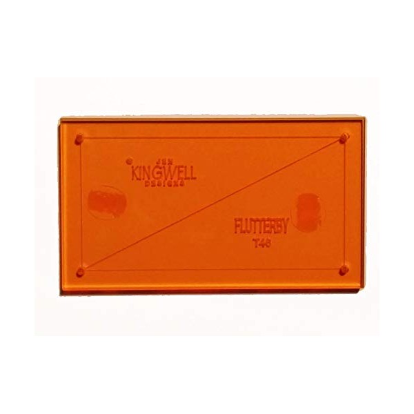 Jen Kingwell Acrylic Quilting Template for The Flutterby Pattern