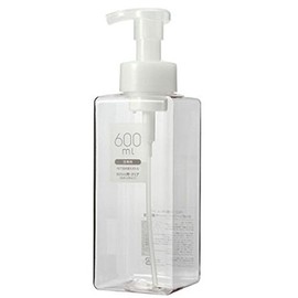 Cainz Corporation PET Refill Bottle, 20.3 fl oz (600 ml), Foam Pump, Clear