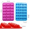 6PCS Silicone Molds Puppy Dog Paw and Bone, Elegant Chocolate