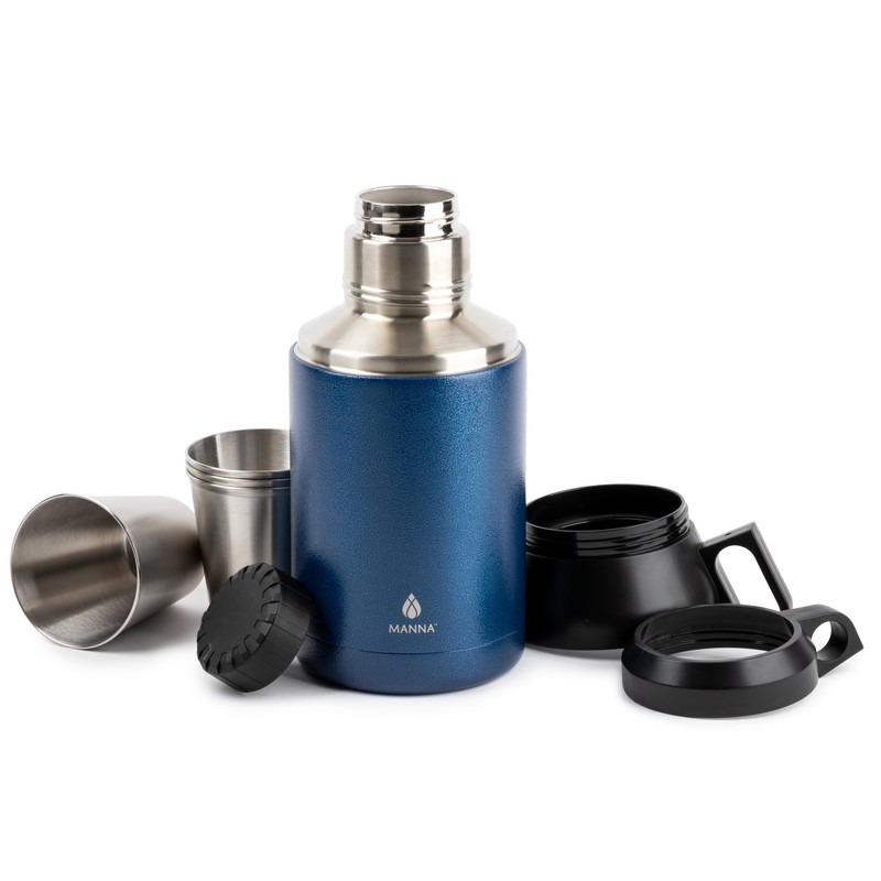 Manna Stack Stainless Steel Insulated Growler - 64 Oz -