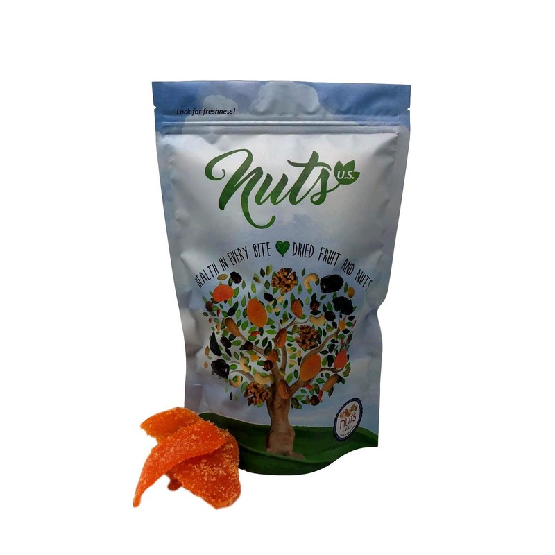 Dried Mango Chili Crystallized Slices, NON-GMO!!! (2 LBS)